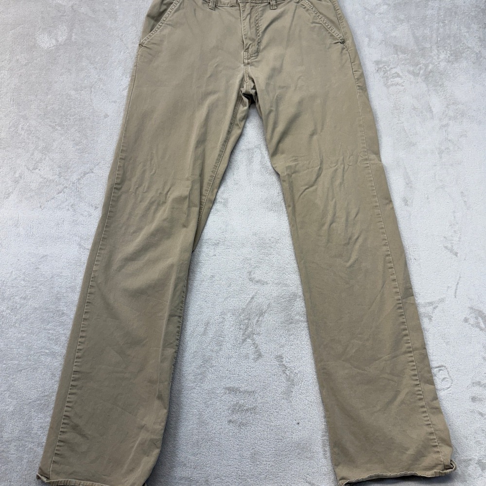 BKE Pants Men 31 Long Jake Casuals Khaki Tan Stretch Straight Leg Chino Trousers